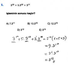 casino robbery ÜSLÜ SAYILAR TEST-5 - Test Matematik